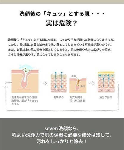 seven 洗顔 150ml